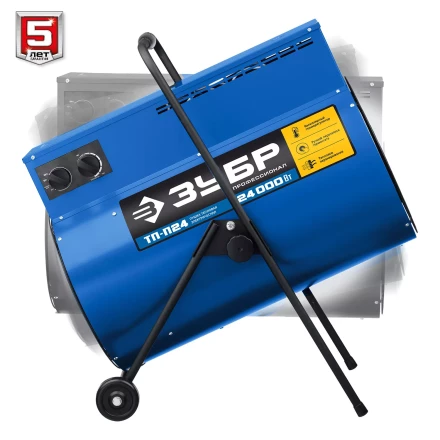 ЗУБР 24 кВт, электрическая тепловая пушка, Профессионал (ТП-П24) купить в Нижневартовске