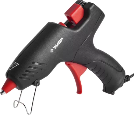 Пистолет ЗУБР "МАСТЕР" клеевой (термоклеящий), электрический, эргономичная рукоятка, рабочая температура 193град, d=12мм, 40Вт 06850-55-12_z02 купить в Нижневартовске