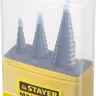 Набор STAYER "MASTER": Ступенчатые сверла по сталям и цвет.мет., сталь HSS, d=4-12мм,5 ступ. d 4-20 мм 9 ступ., d 4-30мм 14ступ. 29660-4-30-H3 купить в Нижневартовске