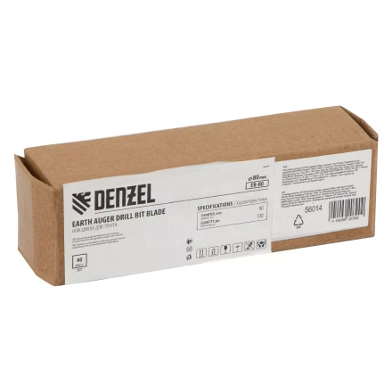 Нож шнека для грунта ER-80, диаметр 80 мм, комплект 2 шт Denzel 56014 купить в Нижневартовске
