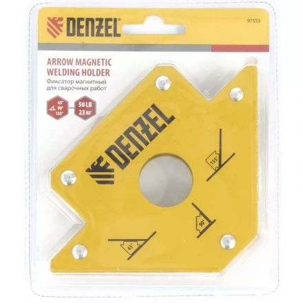 Фиксатор магнитный для сварочных работ усилие 50 LB Denzel 97553 купить в Нижневартовске