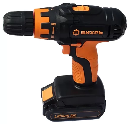 Дрель-шуруповерт аккумуляторная ВИХРЬ ДА-14,4Л-2К купить в Нижневартовске