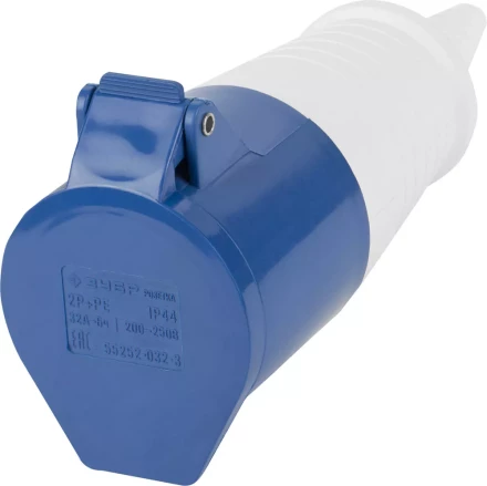 Розетка ЗУБР &quot;МАСТЕР&quot; переносная, 32A, 250B, 6ч 55252-032-3 купить в Нижневартовске