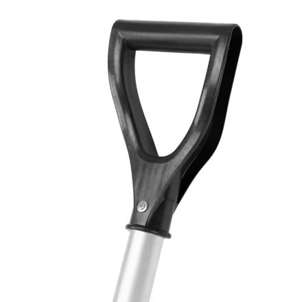 Лопата для уборки снега пластиковая, 470х350х1340 мм, алюминиевый черенок, Россия, Сибртех 61662 купить в Нижневартовске