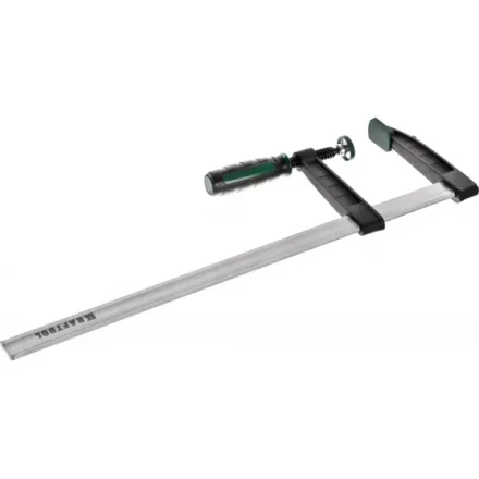 Струбцина, KRAFTOOL 32011-120-500, тип "F", DIN 5117, двухкомпонентная ручка, 120х500мм 32011-120-500 купить в Нижневартовске