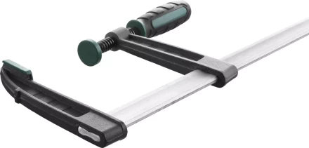 Струбцина, KRAFTOOL 32011-120-500, тип "F", DIN 5117, двухкомпонентная ручка, 120х500мм 32011-120-500 купить в Нижневартовске