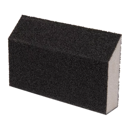 Губка для шлифования, 125 х 75 х 25 мм, трапеция, средняя жесткость, P 60 Сибртех 757287 купить в Нижневартовске