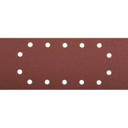 Лист шлифовальный ЗУБР "МАСТЕР", 14 отверстий, для ПШМ на зажимах, Р100, 115х280мм, 5шт 35594-100 купить в Нижневартовске