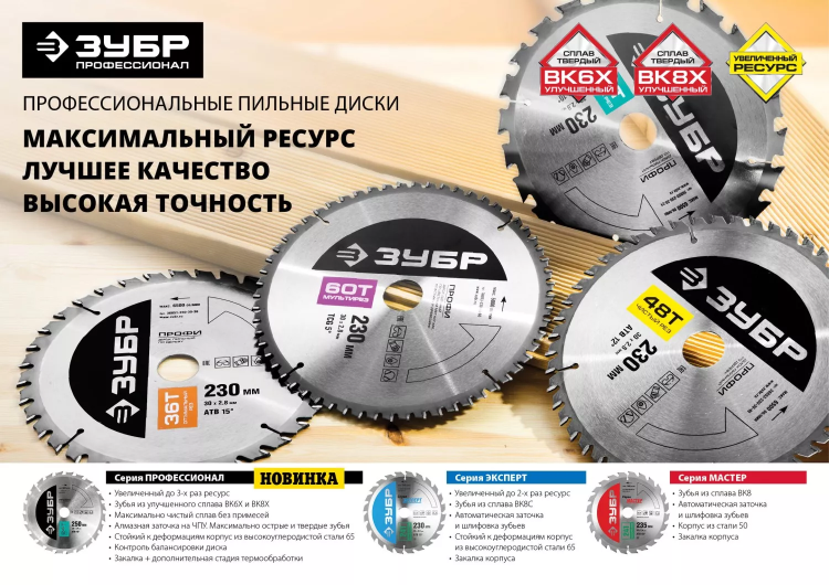 Диск пильный ЗУБР "ПРОФИ" "Точный-МУЛЬТИ рез" по алюминию, ламинату, пластику, ДСП, 80Т, 255х30мм 36853-255-30-80 купить в Нижневартовске