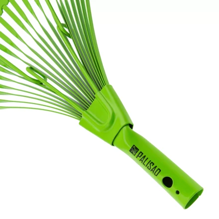 Грабли веерные стальные Palisad, 565 мм, 22 плоских зуба, эмалированные, усиленные, без черенка, 617015 купить в Нижневартовске