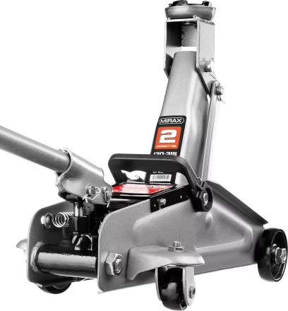 Домкрат гидравлический подкатной, 2т, 130-315мм, в кейсе, MIRAX 43252-2-K 43252-2-K купить в Нижневартовске