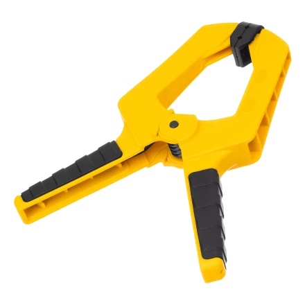 Струбцина клещеобразная Denzel, усиленная 100 х 80 мм, двухкомпонентные рукоятки, 20798 купить в Нижневартовске