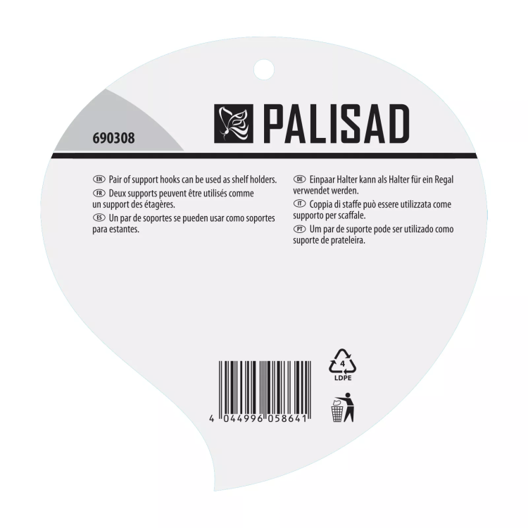 Кронштейн для крепления подвесных корзин, настенный Palisad 690308 купить в Нижневартовске
