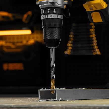 Сверло спиральное по металлу Denzel, 10 x 133 мм, Р6М5, Golden Tip, 718242 купить в Нижневартовске