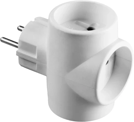 Разветвитель СИБИН электрический, 3 гнезда, 6А/220В 55097-3 купить в Нижневартовске