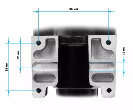 Двигатель алмазного бурения MESSER DM250E  260мм 4 кВт, 750 об/мин, с PRCD купить в Нижневартовске