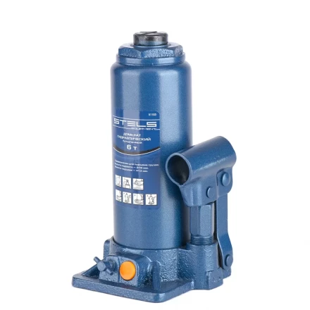 Домкрат гидравлический бутылочный 6 т h подъема 216–413 мм  STELS 51103 купить в Нижневартовске