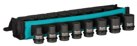 Набор ударных торцевых головок Makita 1/2, 8 шт Makita E-16601 купить в Нижневартовске