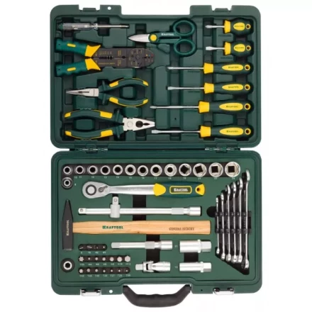 Набор KRAFTOOL "INDUSTRIE" Слесарно-монтажный инструмент, 59 предметов 27977-H59 купить в Нижневартовске