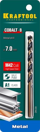 Сверла по металлу HSS-Co 29656-7 купить в Нижневартовске