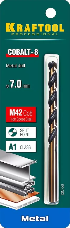 Сверла по металлу HSS-Co 29656-7 купить в Нижневартовске