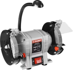 Станок точильный увеличенная мощность + лампа подсветки ЗТШМ-150-250 серия МАСТЕР