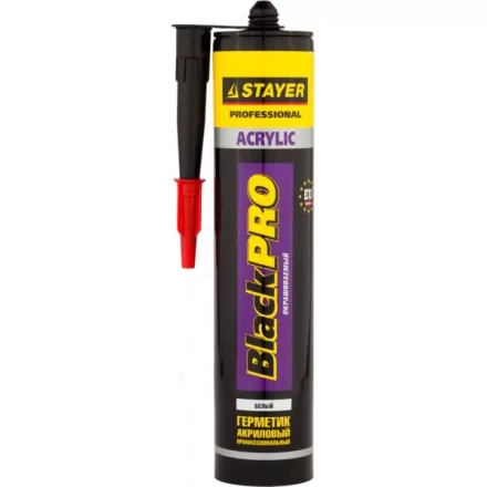 Герметик STAYER "MASTER" акриловый, белый, 260мл 41211-0_z01 купить в Нижневартовске