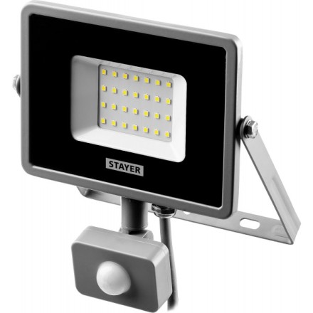 Прожектор LEDPro светодиодный, STAYER Profi 57133-30, датчик движения, 30Вт 57133-30 купить в Нижневартовске