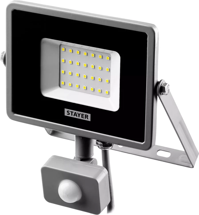Прожектор LEDPro светодиодный, STAYER Profi 57133-30, датчик движения, 30Вт 57133-30 купить в Нижневартовске