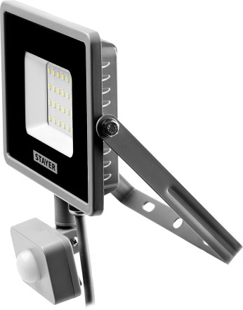Прожектор LEDPro светодиодный, STAYER Profi 57133-30, датчик движения, 30Вт 57133-30 купить в Нижневартовске
