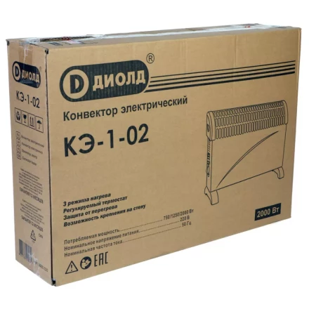 Конвектор электрический Диолд КЭ-1-02 купить в Нижневартовске