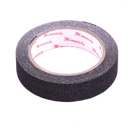Лента клейкая противоскользящая черная 25 мм x 5 м Matrix 88705 купить в Нижневартовске