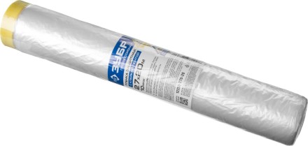 Пленка ЗУБР &quot;ПРОФЕССИОНАЛ&quot; защитная с клейкой лентой, HDPE, 10мкм, 2,7х20м 12250-270-20 купить в Нижневартовске