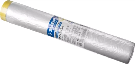 Пленка ЗУБР "ПРОФЕССИОНАЛ" защитная с клейкой лентой, HDPE, 10мкм, 2,7х20м 12250-270-20 купить в Нижневартовске