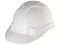 Каска защитная из ударопрочной пластмассы белая  СИБРТЕХ 89114 купить в Нижневартовске