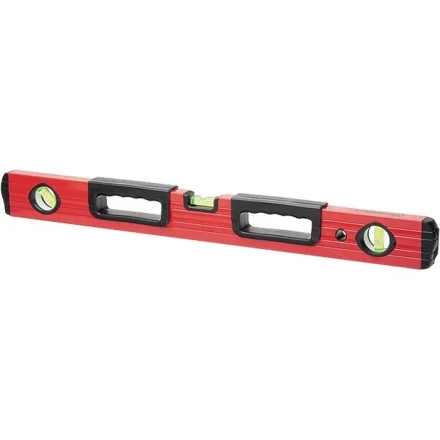 Уровень алюминиевый 2000 мм фрезерованный 3 глазка 2 эргономичные ручки  MATRIX 33234 купить в Нижневартовске