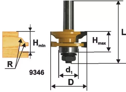 Фреза комб рамочная ф413х26мм хв 12мм 9346 купить в Нижневартовске