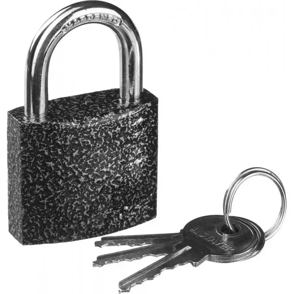 Замок STAYER "STANDARD" навесной, металлический корпус, закаленная дужка, 38мм 37160-38 купить в Нижневартовске