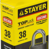 Замок STAYER "STANDARD" навесной, металлический корпус, закаленная дужка, 38мм 37160-38 купить в Нижневартовске