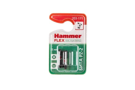 Бита HAMMER PZ2 25мм (2шт) купить в Нижневартовске