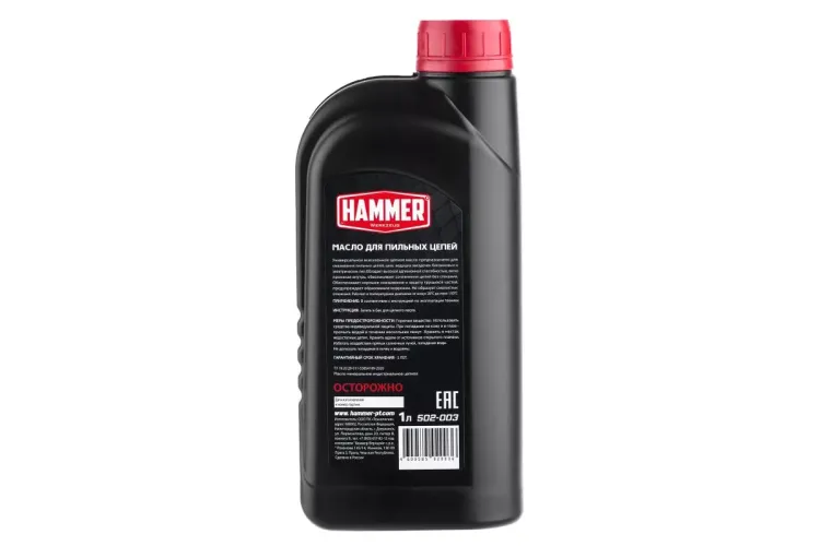 Масло для пильных цепей HAMMER 502-003, 1л купить в Нижневартовске