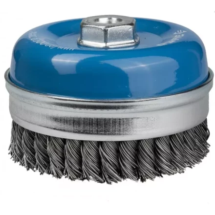 ЗУБР "ПРОФЕССИОНАЛ". Щетка чашечная усиленная для УШМ, плетеные пучки стальной проволоки 0,8мм, 120ммхМ14 35271-120_z02 купить в Нижневартовске