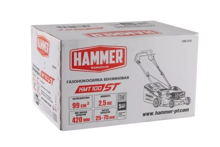 Газонокосилка бензиновая самоходная HAMMER KMT100ST купить в Нижневартовске