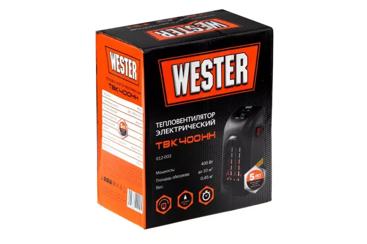 Тепловентилятор в розетку WESTER TBK400hh купить в Нижневартовске
