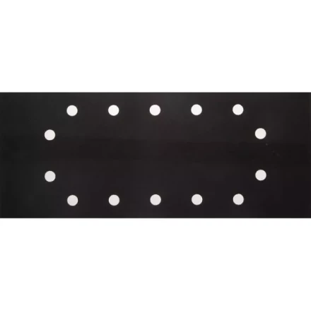 Лист шлиф. универсал. URAGAN "Оптимален для твердых пород дерева" 14 отверстий по кругу, для ПШМ, P320, 115х280мм, 50шт 907-22104-320-50 купить в Нижневартовске