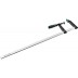 Струбцина, KRAFTOOL 32011-120-800, тип &quot;F&quot;, DIN 5117, двухкомпонентная ручка, 120х800мм 32011-120-800 купить в Нижневартовске