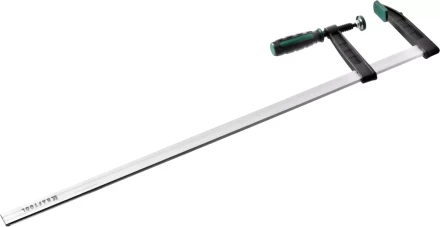 Струбцина, KRAFTOOL 32011-120-800, тип "F", DIN 5117, двухкомпонентная ручка, 120х800мм 32011-120-800 купить в Нижневартовске