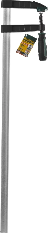 Струбцина, KRAFTOOL 32011-120-800, тип "F", DIN 5117, двухкомпонентная ручка, 120х800мм 32011-120-800 купить в Нижневартовске
