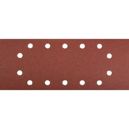 Лист шлифовальный ЗУБР &quot;МАСТЕР&quot;, 14 отверстий, для ПШМ на зажимах, Р320, 115х280мм, 5шт 35594-320 купить в Нижневартовске