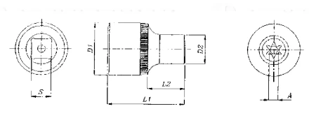Торцевая головка 1/2"DR внешний TORX Е-12 S06H412 Jonnesway 49712 купить в Нижневартовске